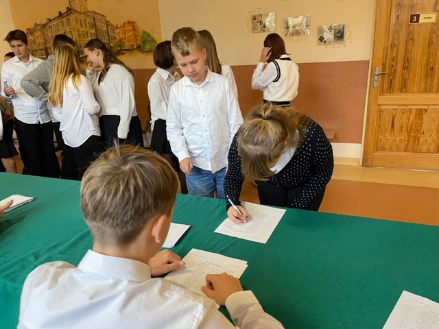 wybory do samorządu uczniowskiego podpisywanie list
